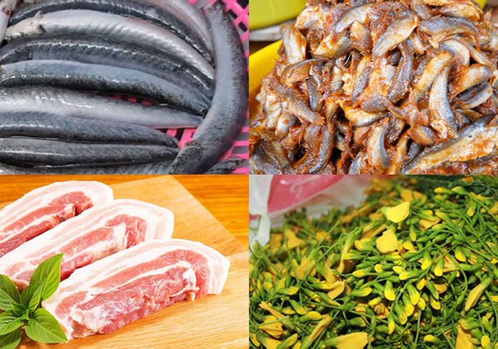 Nguyên liệu nấu lẩu cá kèo