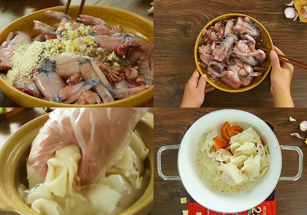 Sơ chế các nguyên liệu