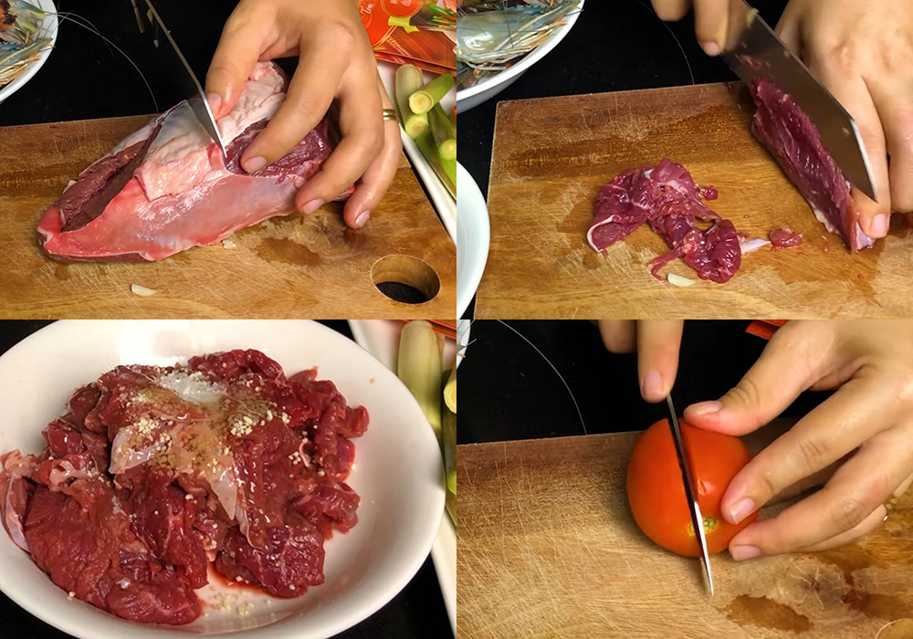 Sơ chế các nguyên liệu