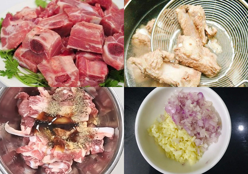 Sơ chế các nguyên liệu