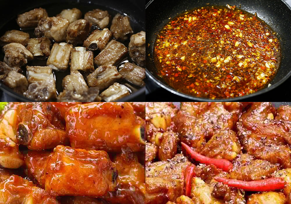 Các bước làm sườn xào chua ngọt miền Bắc