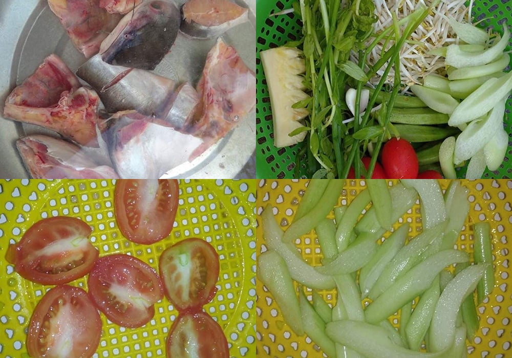 Sơ chế các nguyên liệu