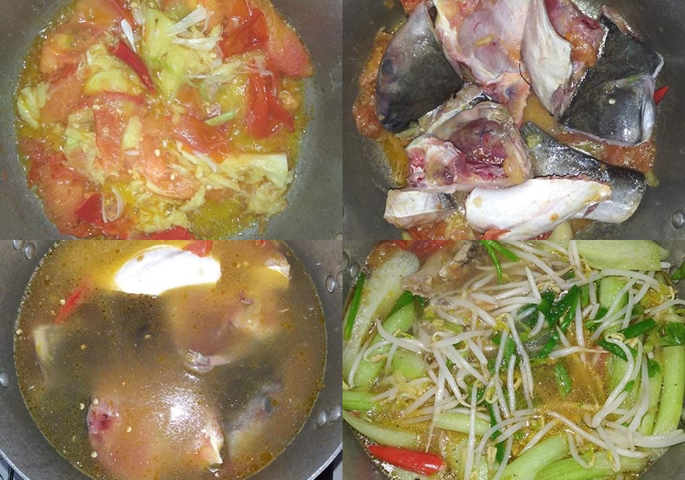 Các bước làm canh chua cá basa
