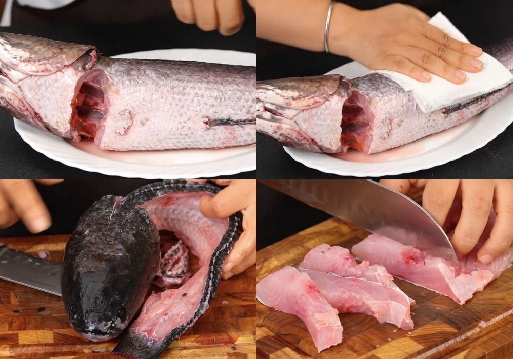 Khử tanh và phi lê cá