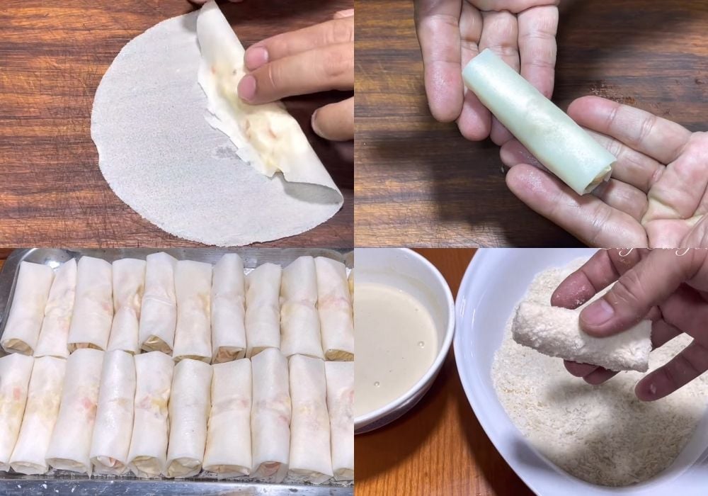 Cuốn và lăn bột