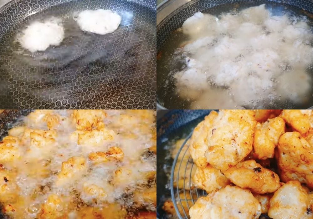 Chiên chả mực
