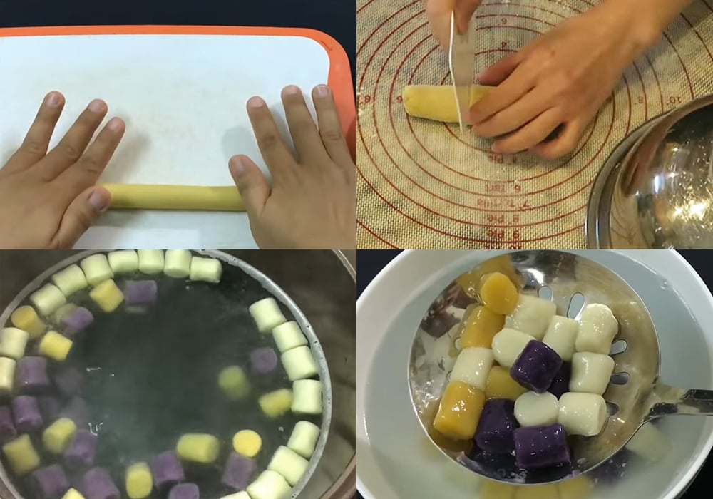 Các bước làm chè khoai dẻo