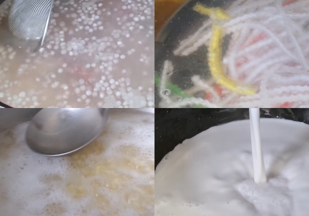 Làm nước cốt dừa