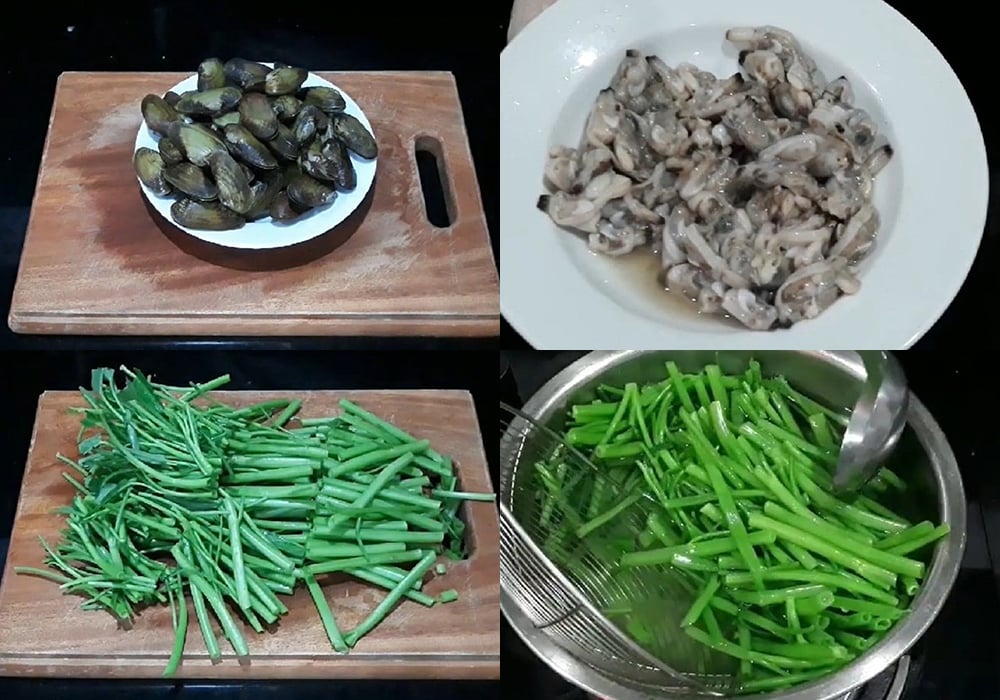 Sơ chế các nguyên liệu