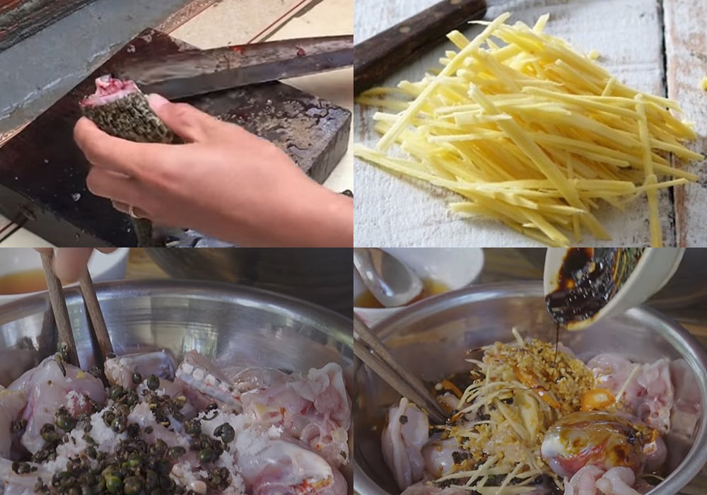 Sơ chế các nguyên liệu