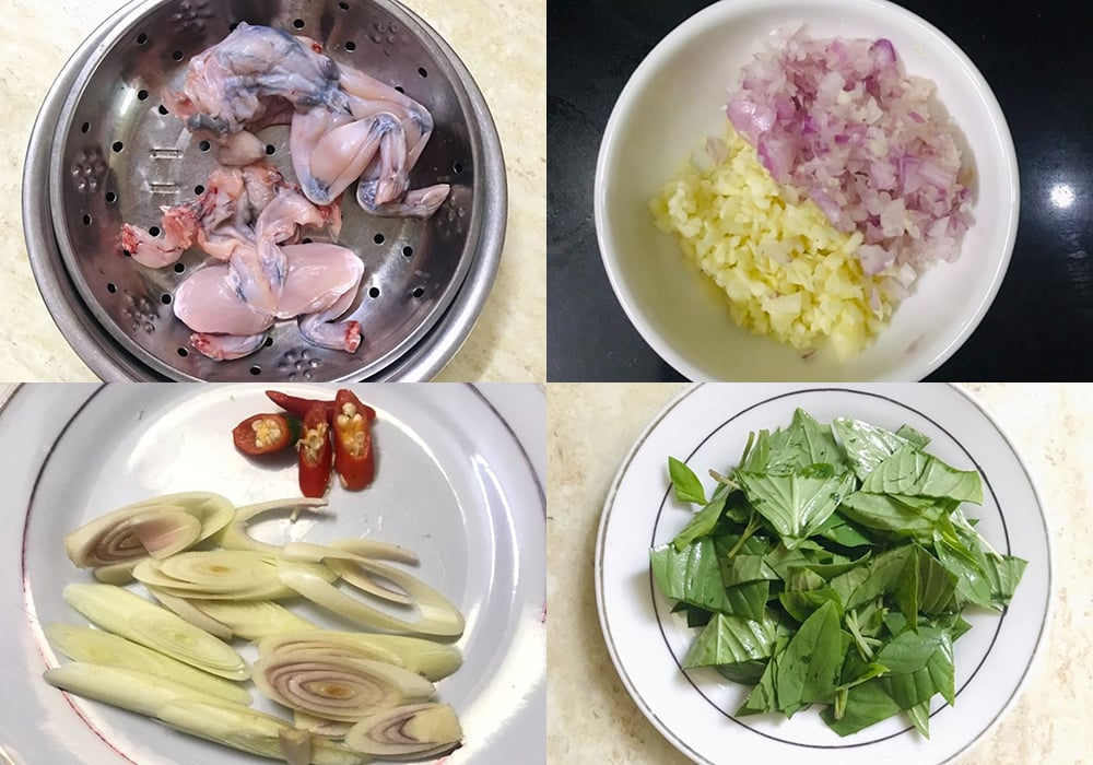 Sơ chế các nguyên liệu