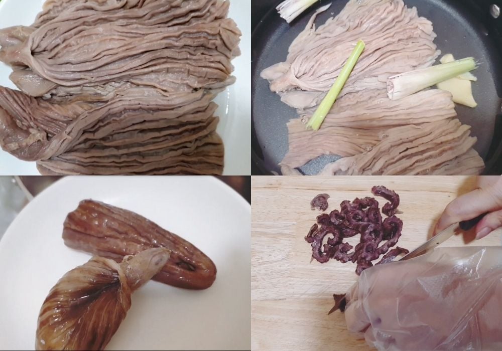 Sơ chế bao tử cá ngừ