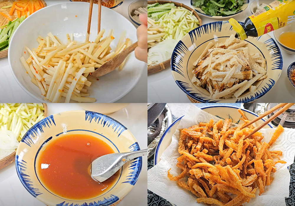 Sơ chế các nguyên liệu