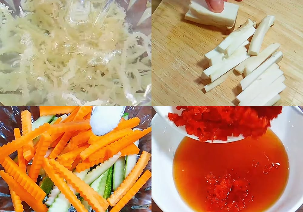 Sơ chế các nguyên liệu