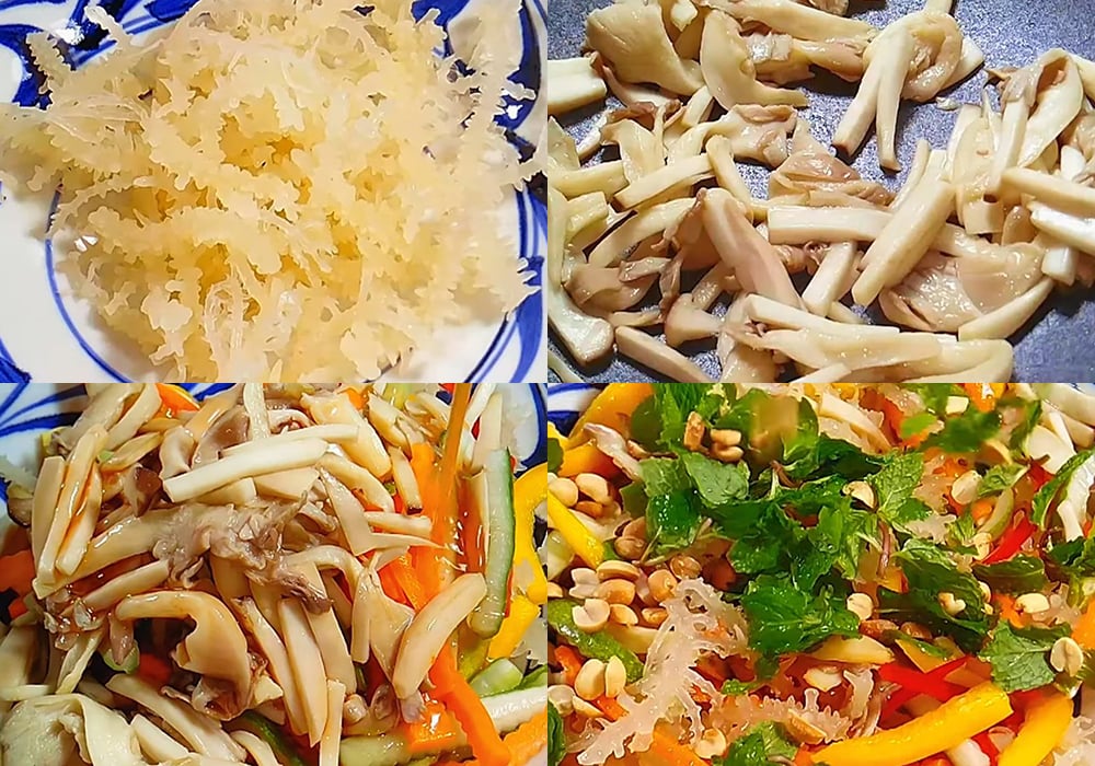 Các bước làm gỏi rong biển chay