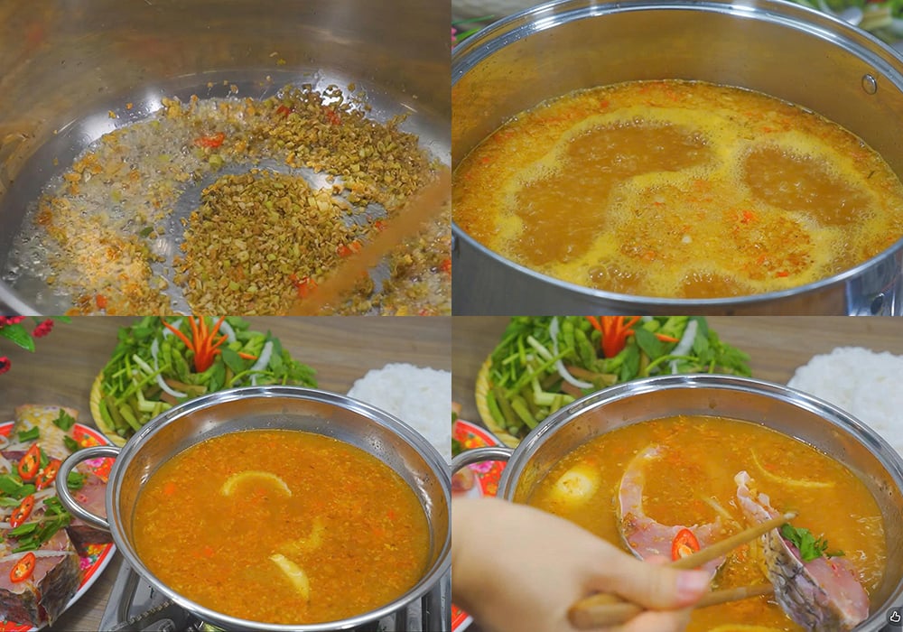 Các bước làm lẩu cá chép