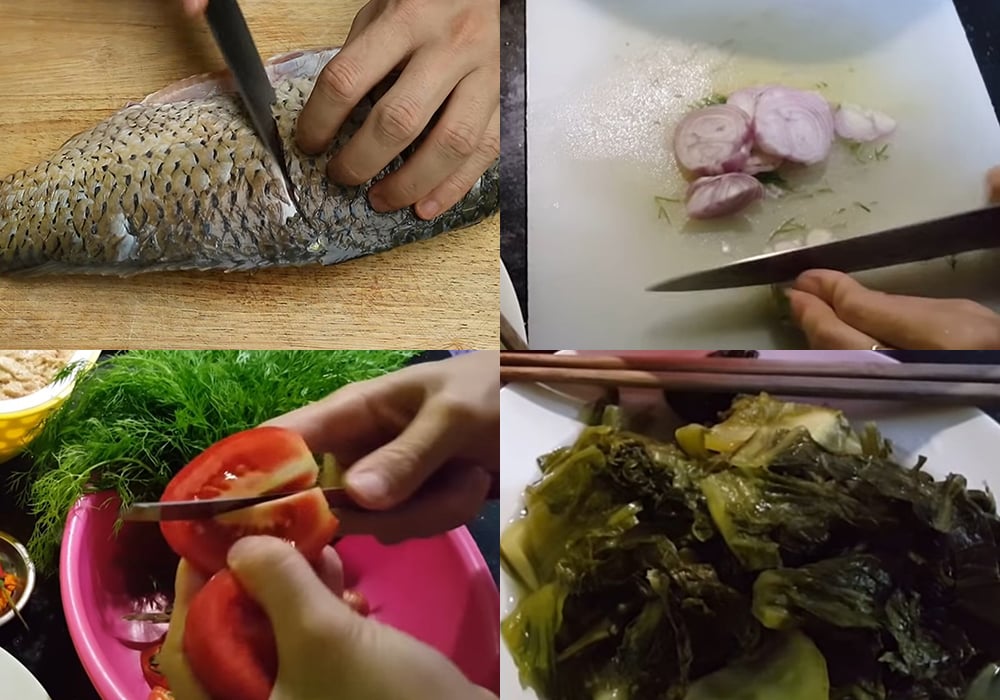 Sơ chế các nguyên liệu