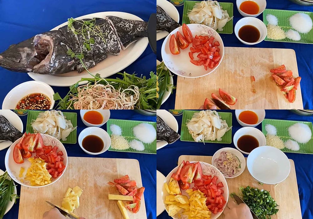 Sơ chế các nguyên liệu