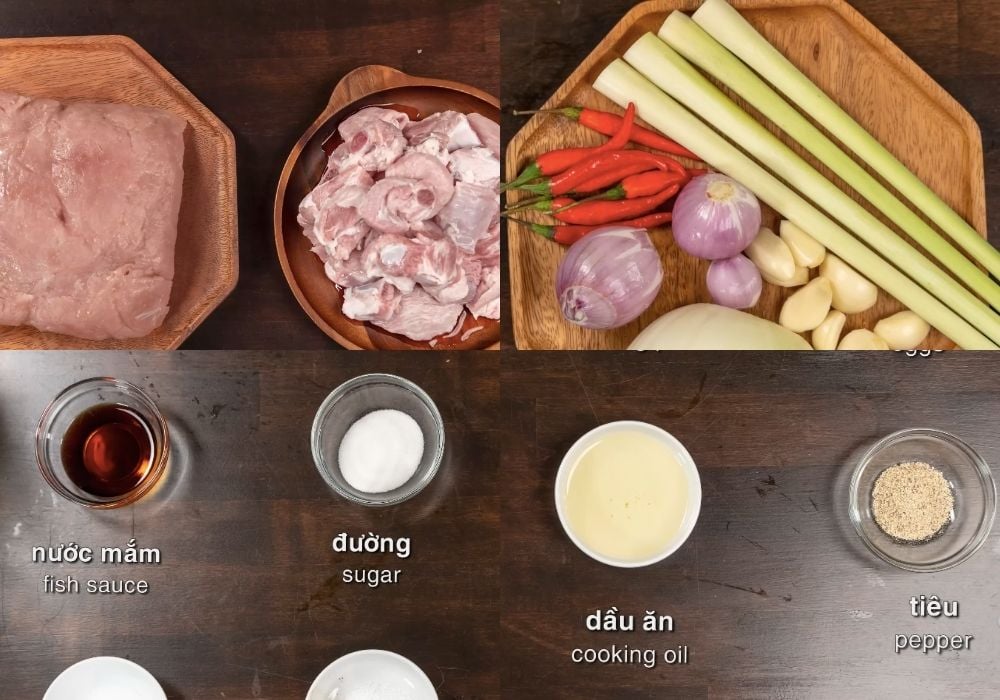 Nguyên liệu làm lẩu cá thác lác khổ qua