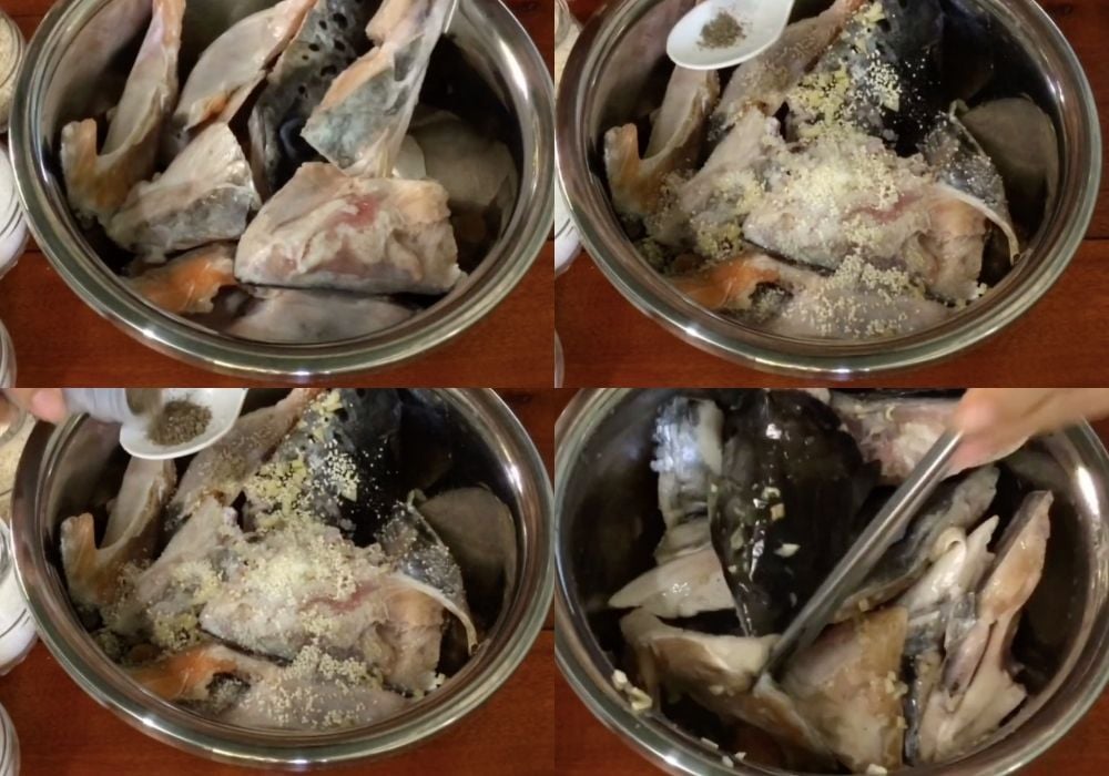 Ướp đầu cá hồi