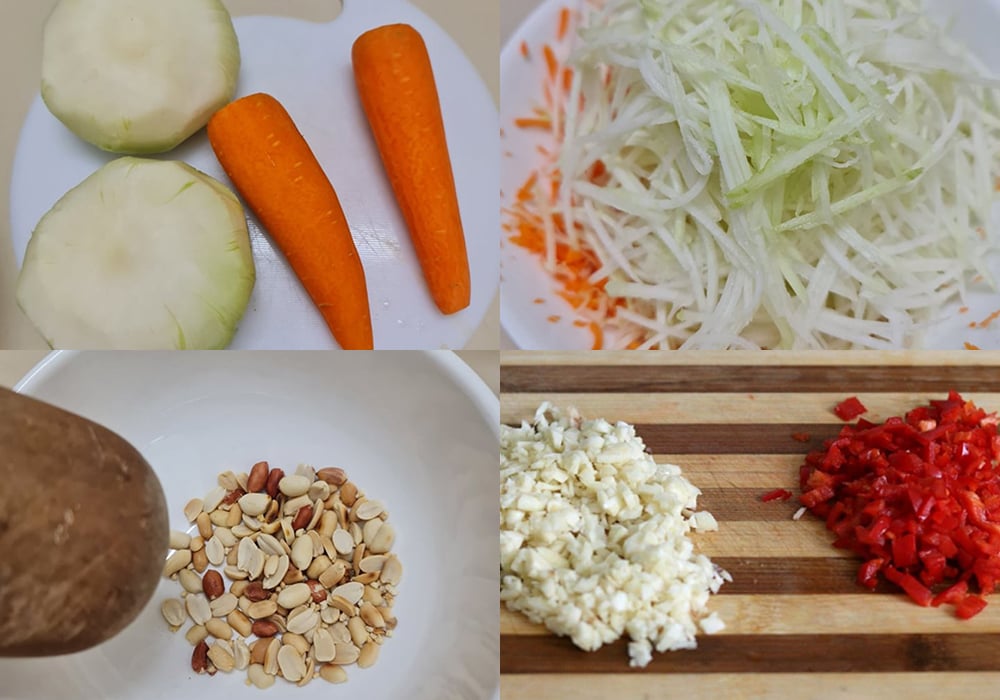 Sơ chế các nguyên liệu