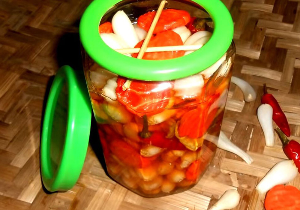 Củ kiệu ngâm mắm đường