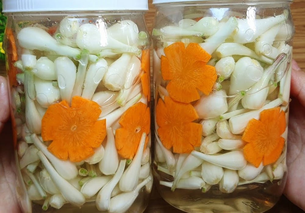 Mẹo ngâm củ kiệu trắng giòn, không hăng