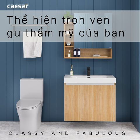 Thiết bị vệ sinh Caesar – Giải pháp phòng tắm chất lượng & tiết kiệm