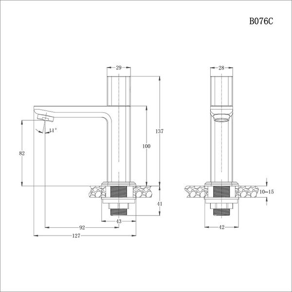 Vòi 1 đường lạnh Caesar B076C - Bùi Minh
