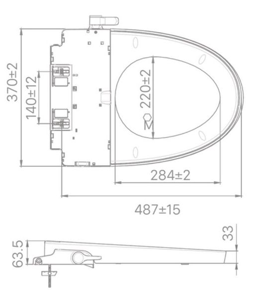 Nắp rửa cơ Inax CW-S32VN-1