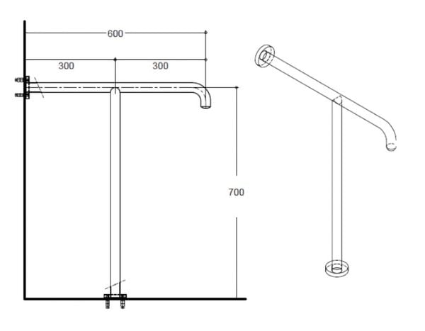 tay vịn AMERICAN STANDARD HR-320170-01 chữ T - Bùi Minh