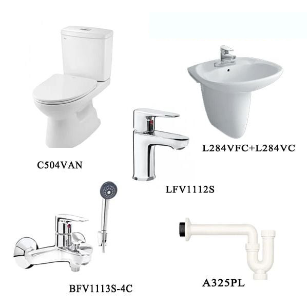 Combo thiết bị vệ sinh Inax 02