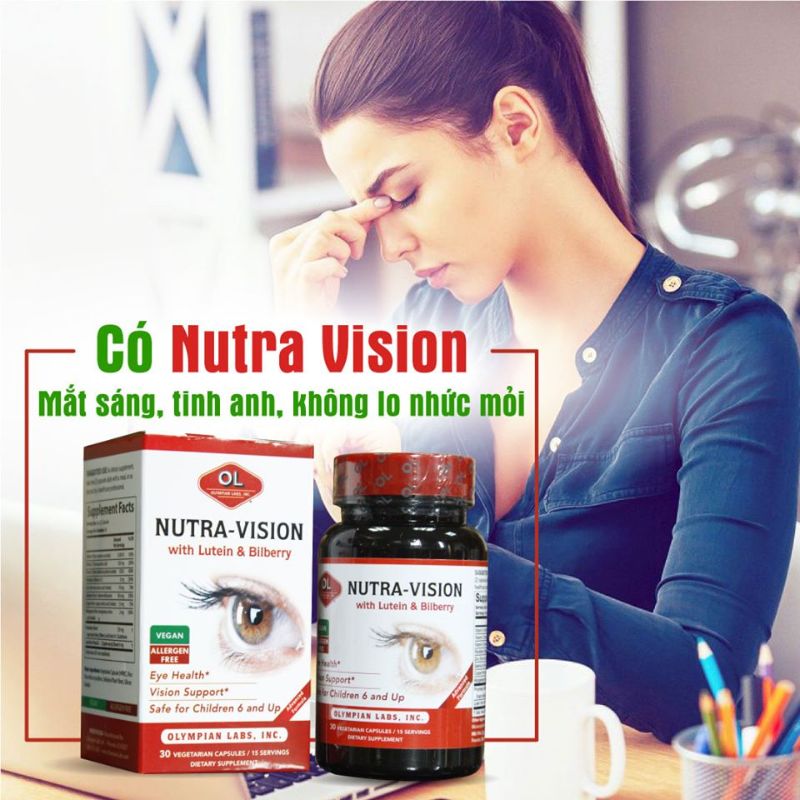 nhathuocvietnhat.vn - Nutra Vision bổ sung vitamin và khoáng chất giúp tăng cường thị lực