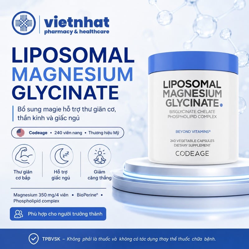 nhathuocvietnhat.vn - Liposomal Magnesium Glycinate Chính Hãng, Nhập Khẩu Từ Mỹ