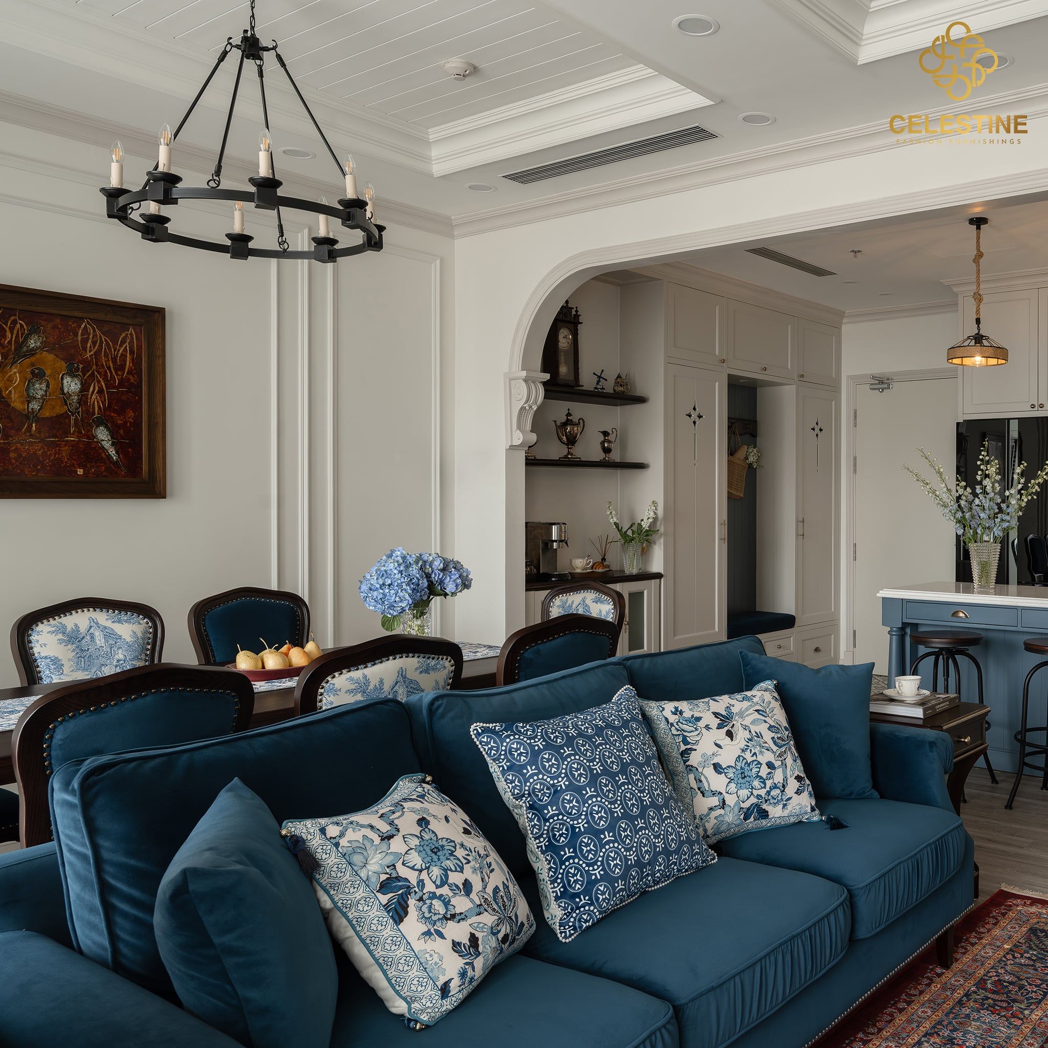 Macellia Sofa Vẻ Đẹp Cổ Điển Sang Trọng Cho Không Gian Phòng Khách