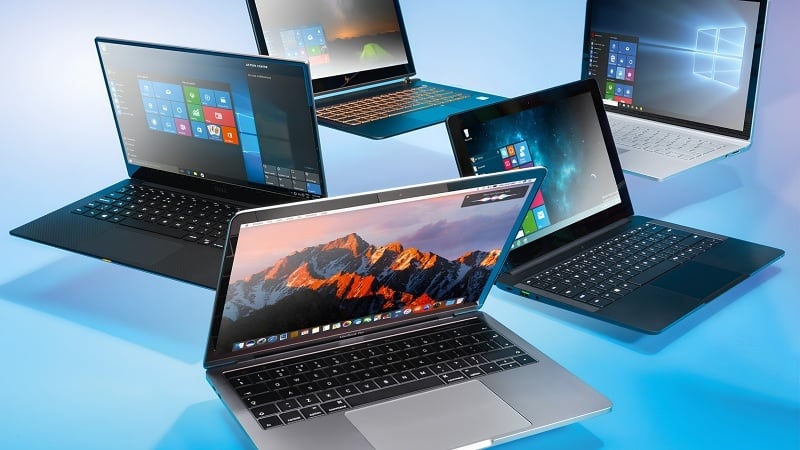 Laptop cần thiết kế mỏng nhẹ, lý tưởng là dưới 1.8kg