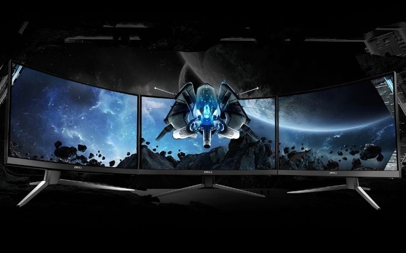 Màn hình cong 27 inch mang đến trải nghiệm chân thực và góc nhìn tự nhiên