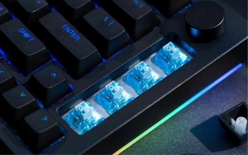 Blue Switch là dòng switch clicky nổi bật với khấc phản hồi rõ ràng
