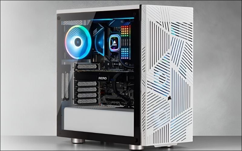 Vỏ case Corsair mang lại hiệu quả tản nhiệt tốt, tăng tuổi thọ cho các linh kiện