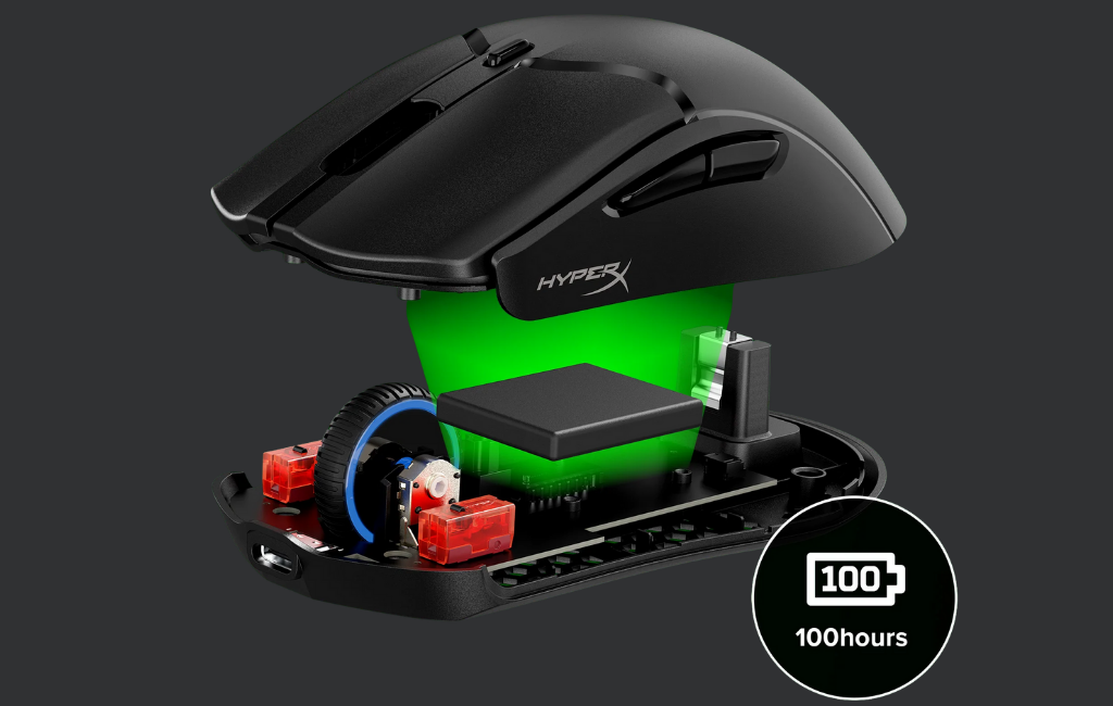 GEARVN - Chuột HyperX Pulsefire Haste 2 Mini Wireless Black