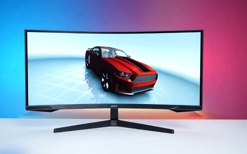 Samsung cung cấp đa dạng các dòng màn hình 2K, đặc biệt là các mẫu cong thuộc series Odyssey