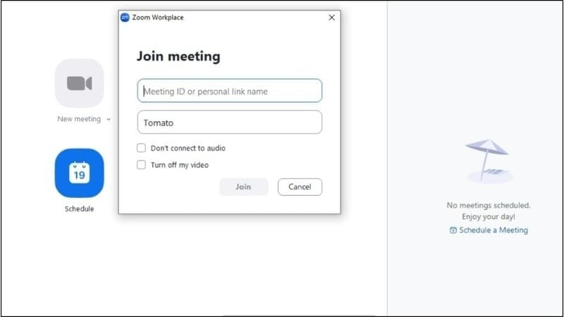 Meeting ID là mã cuộc họp do người tổ chức cung cấp