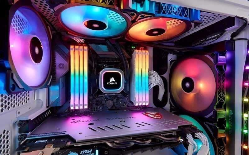 Quạt tản nhiệt RGB giúp làm mát hiệu quả cho PC và tạo hiệu ứng LED nhiều màu đẹp mắt