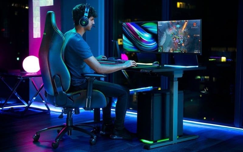 Nhu cầu gaming nên chọn ghế có ngả sâu, thiết kế ôm sát cho các phiên chơi dài