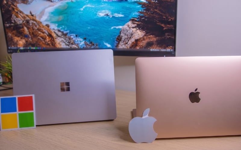 Cả MacBook và Windows đều dùng tốt cho học web