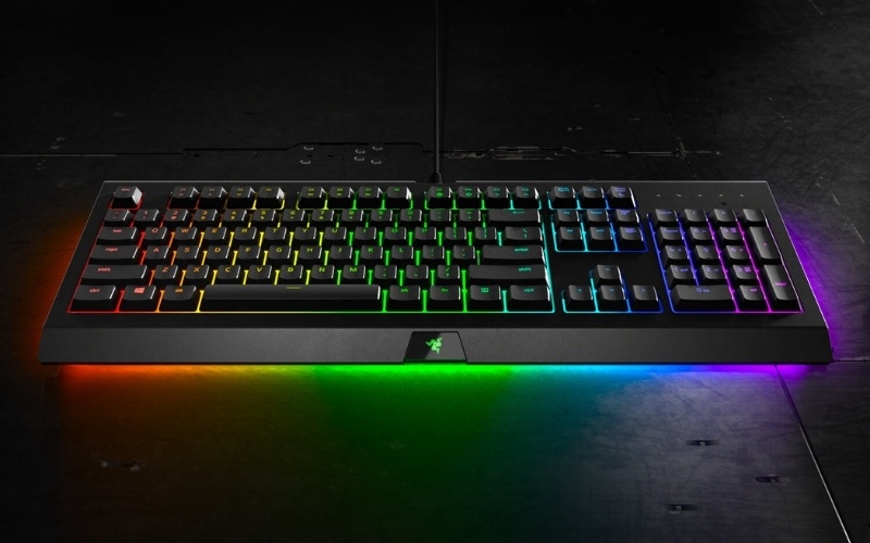 Bàn phím Razer có hỗ trợ hệ thống đèn Razer Chroma RGB nổi bật