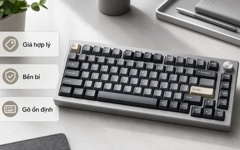 Bàn phím Fuhlen có xuất xứ từ Trung Quốc và thuộc phân khúc cơ bản
