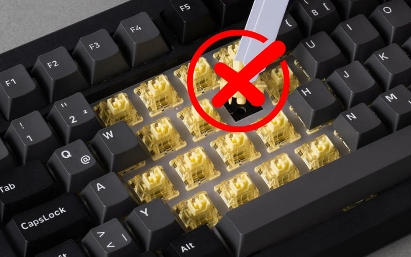 Bàn phím Fuhlen không phù hợp với những ai cần tính năng hot-swap