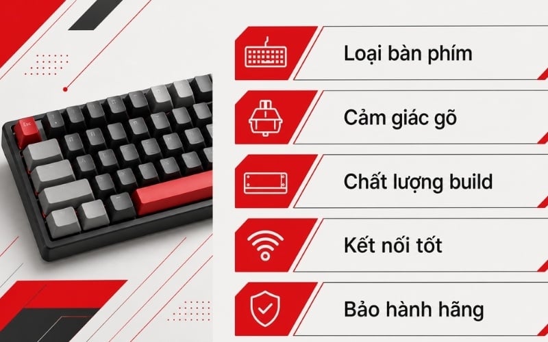Checklist tiêu chí khi chọn mua bàn phím Fuhlen