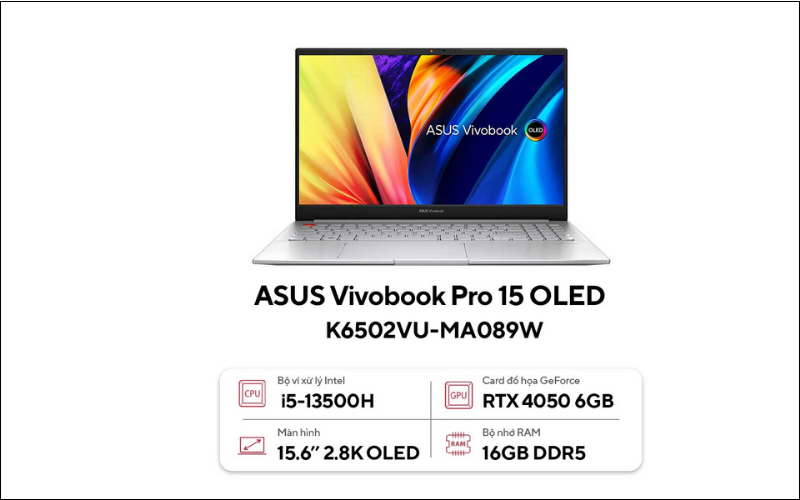 Asus VivoBook Pro 15 OLED K6502VU MA089W